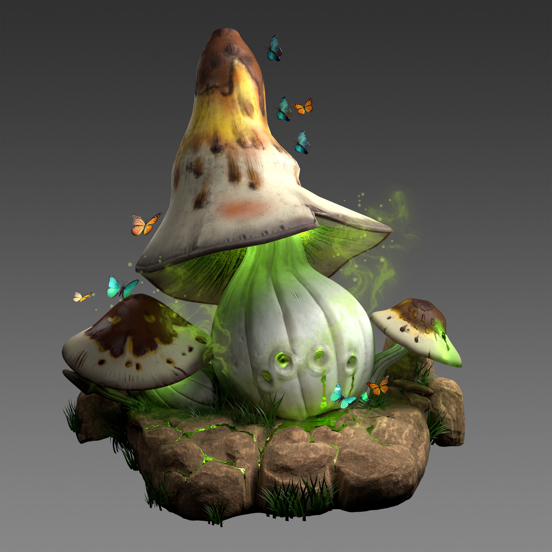 ArtStation - Mushroom Bg