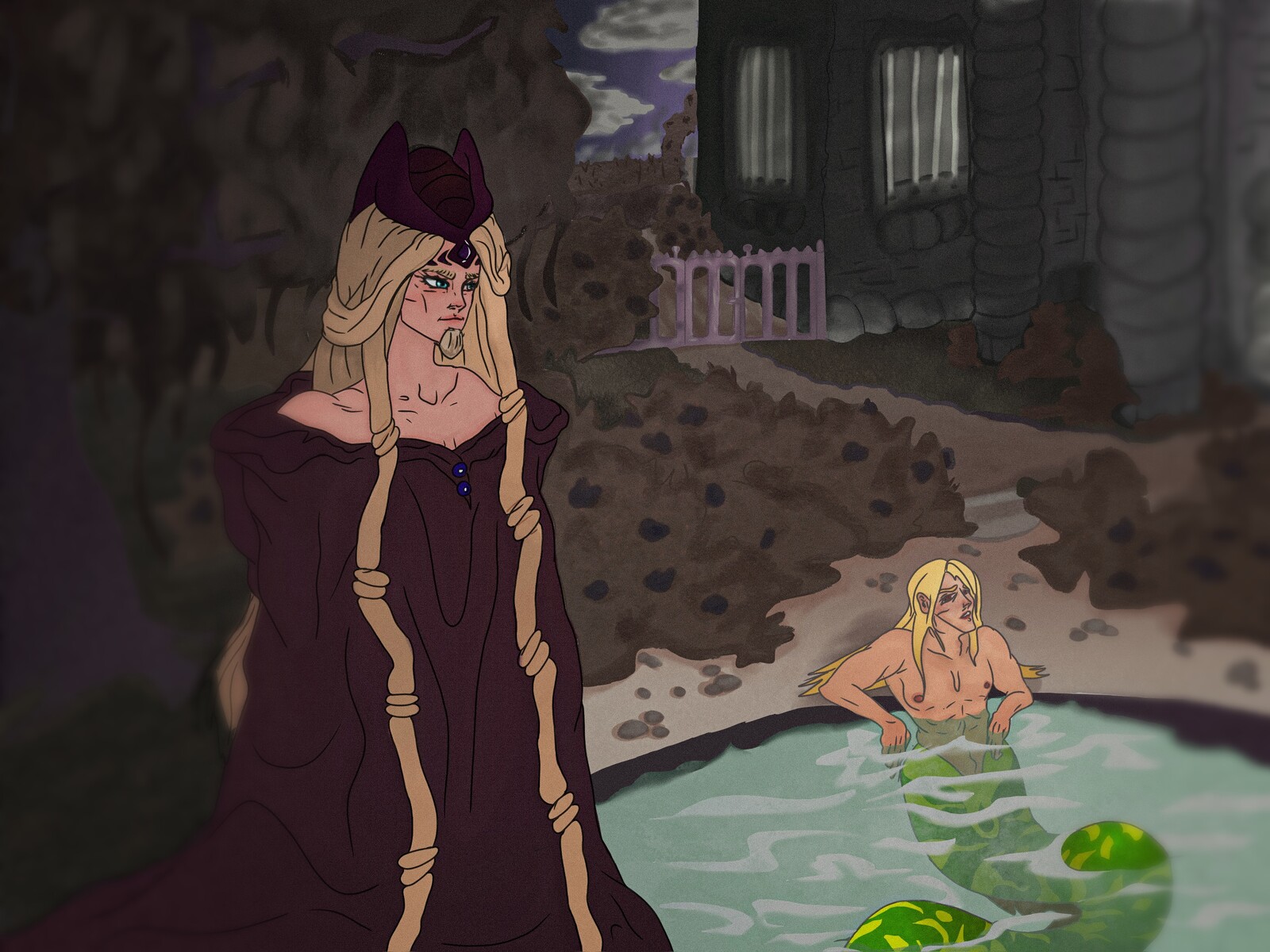 Witch Valeriya Monaenkova Artstation