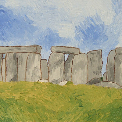 Stonehenge After Van Gogh