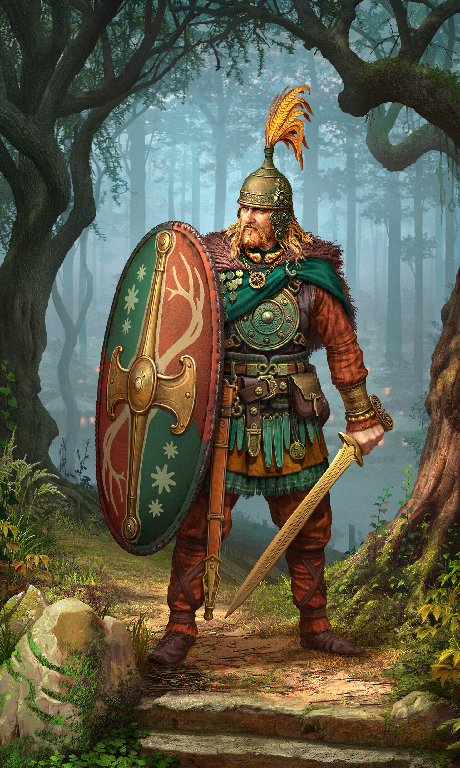 ArtStation - Celtic Warrior