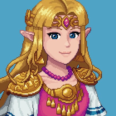 A Royal Portrait - Princess Zelda