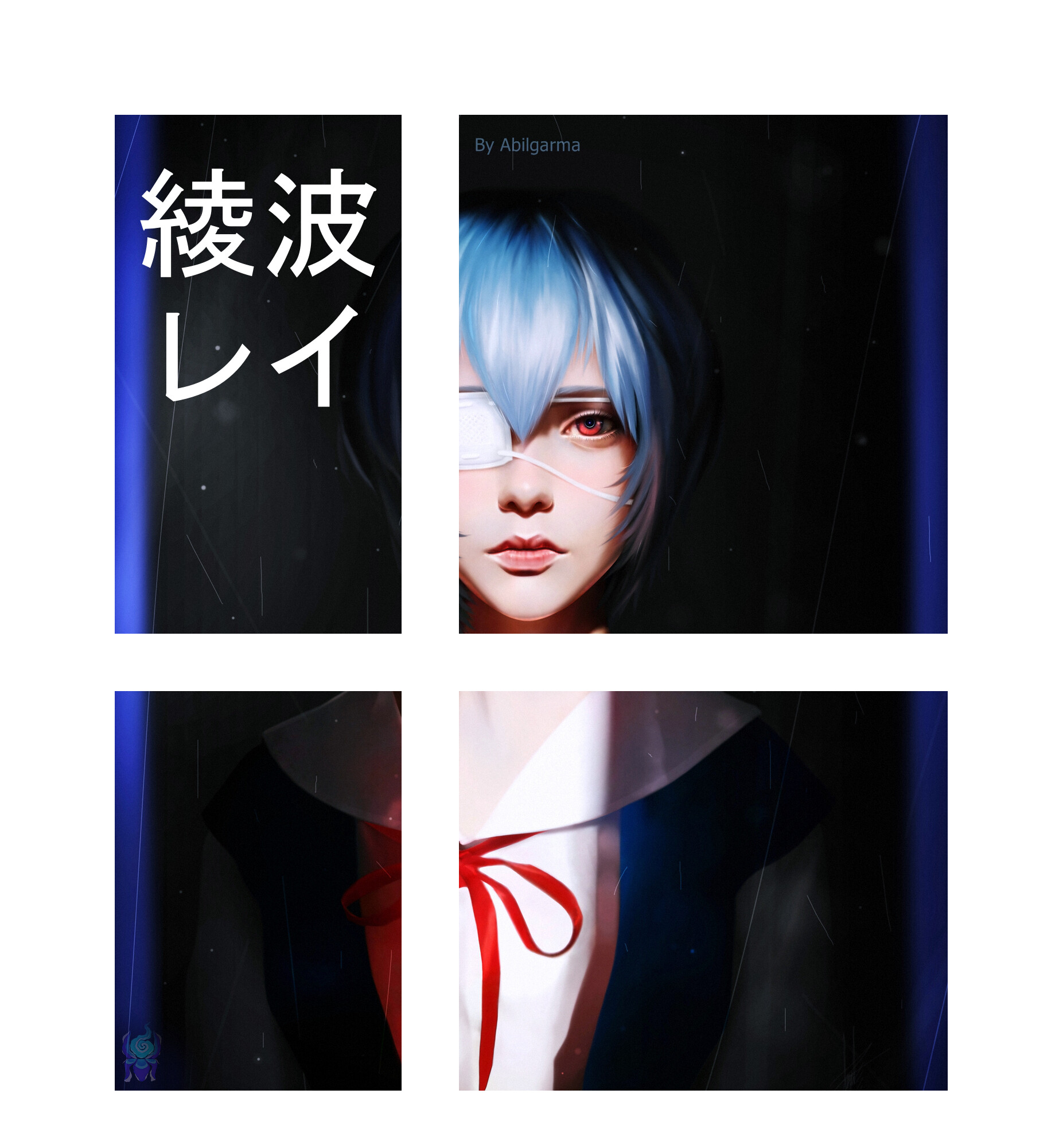 Artstation Ayanami Rei 綾波 レイ Window Riusu Abilgarma