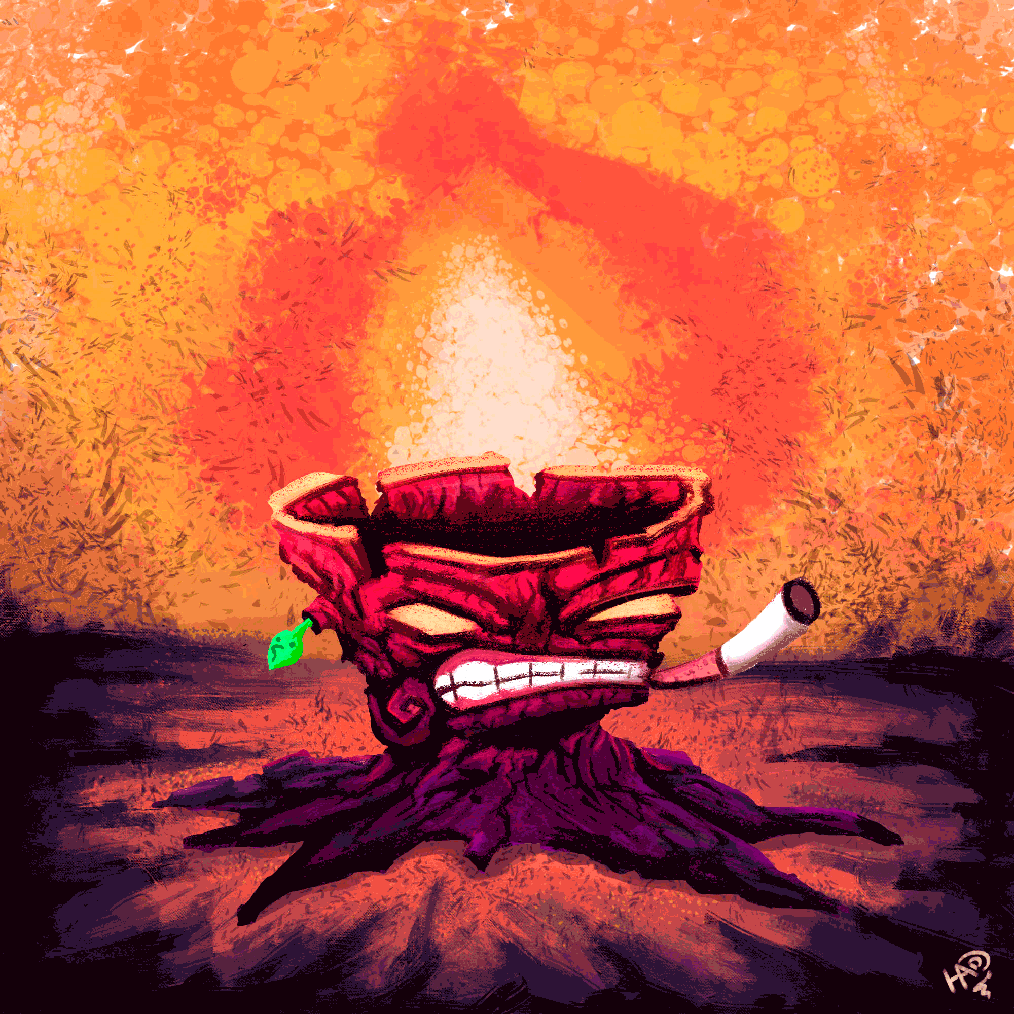 ArtStation - TorchWood (Plants Vs Zombies)