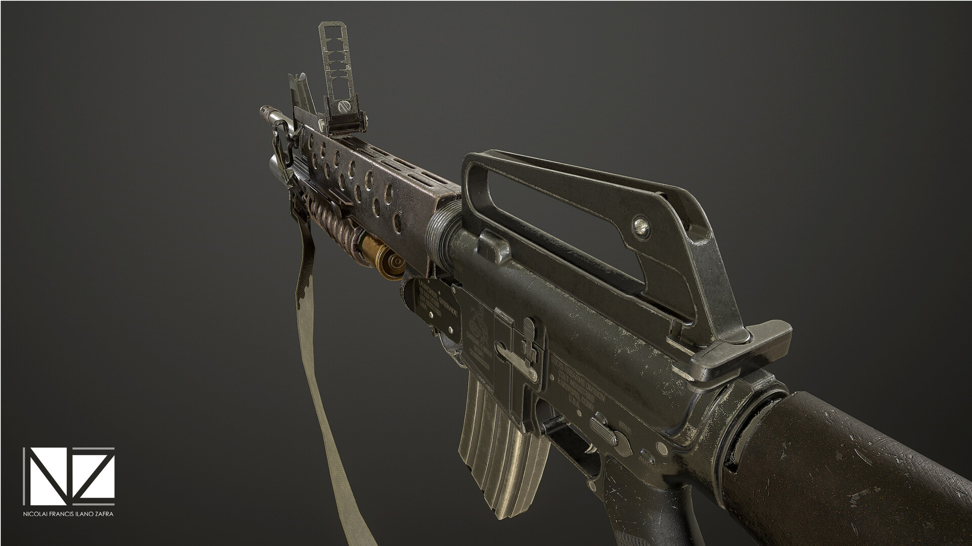 Nicolai Zafra ( ニコライ・ザフラ) - M16A1 (Vietnam war era)