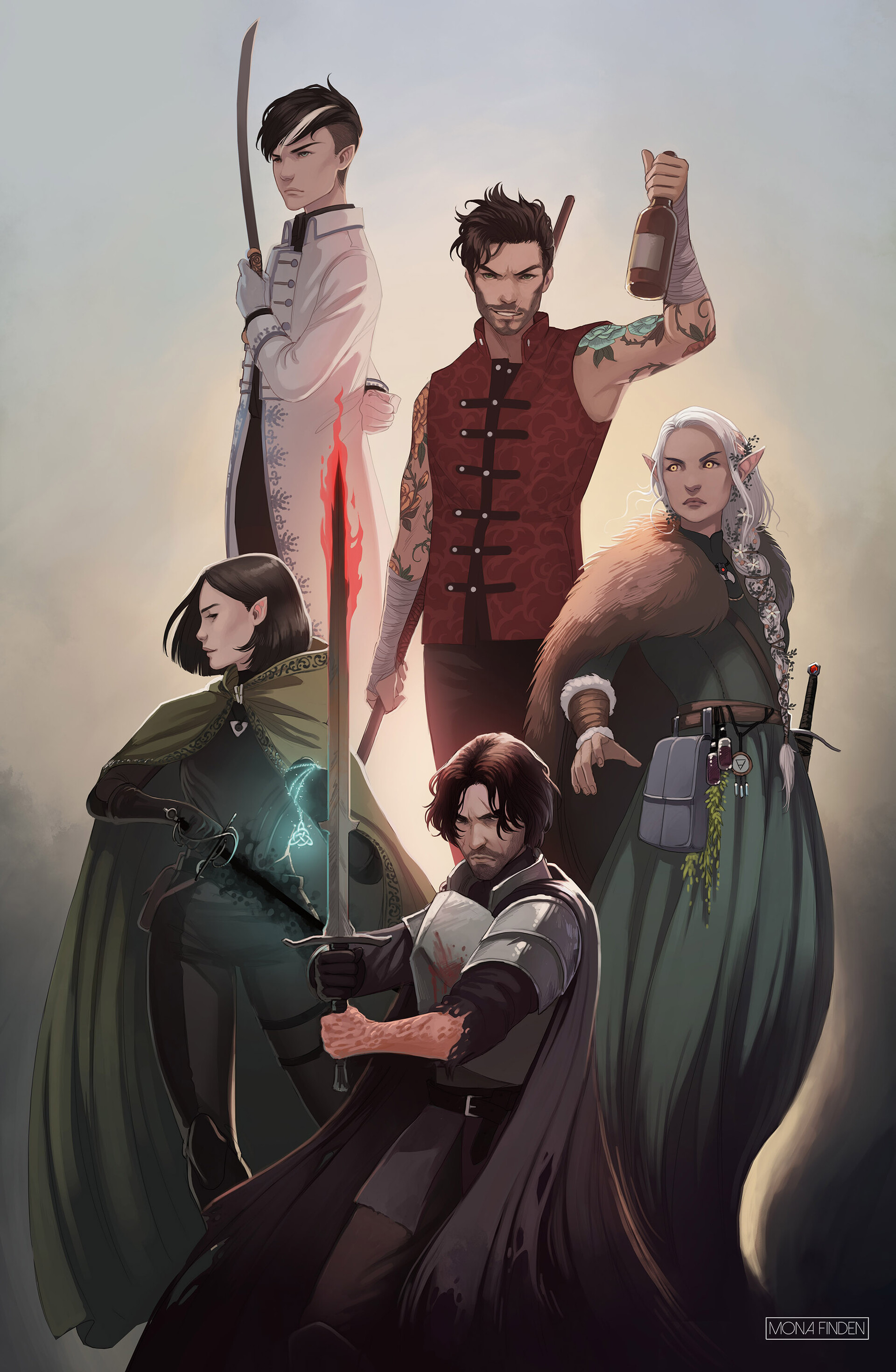 Commission - DND party.