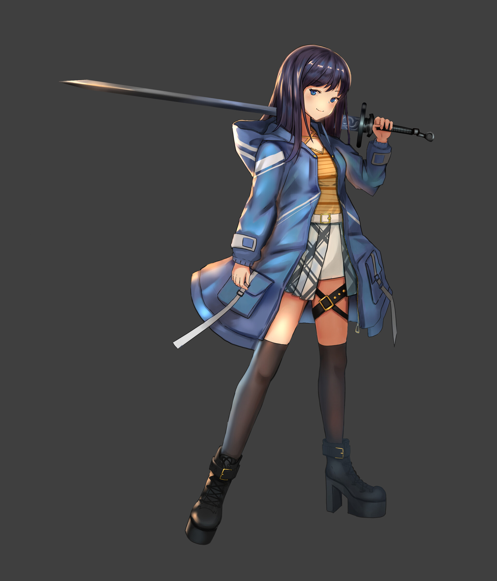 David Lin Anime Character Design 2 Picture bats trident anime fantasy halloween young woman. david lin anime character design 2