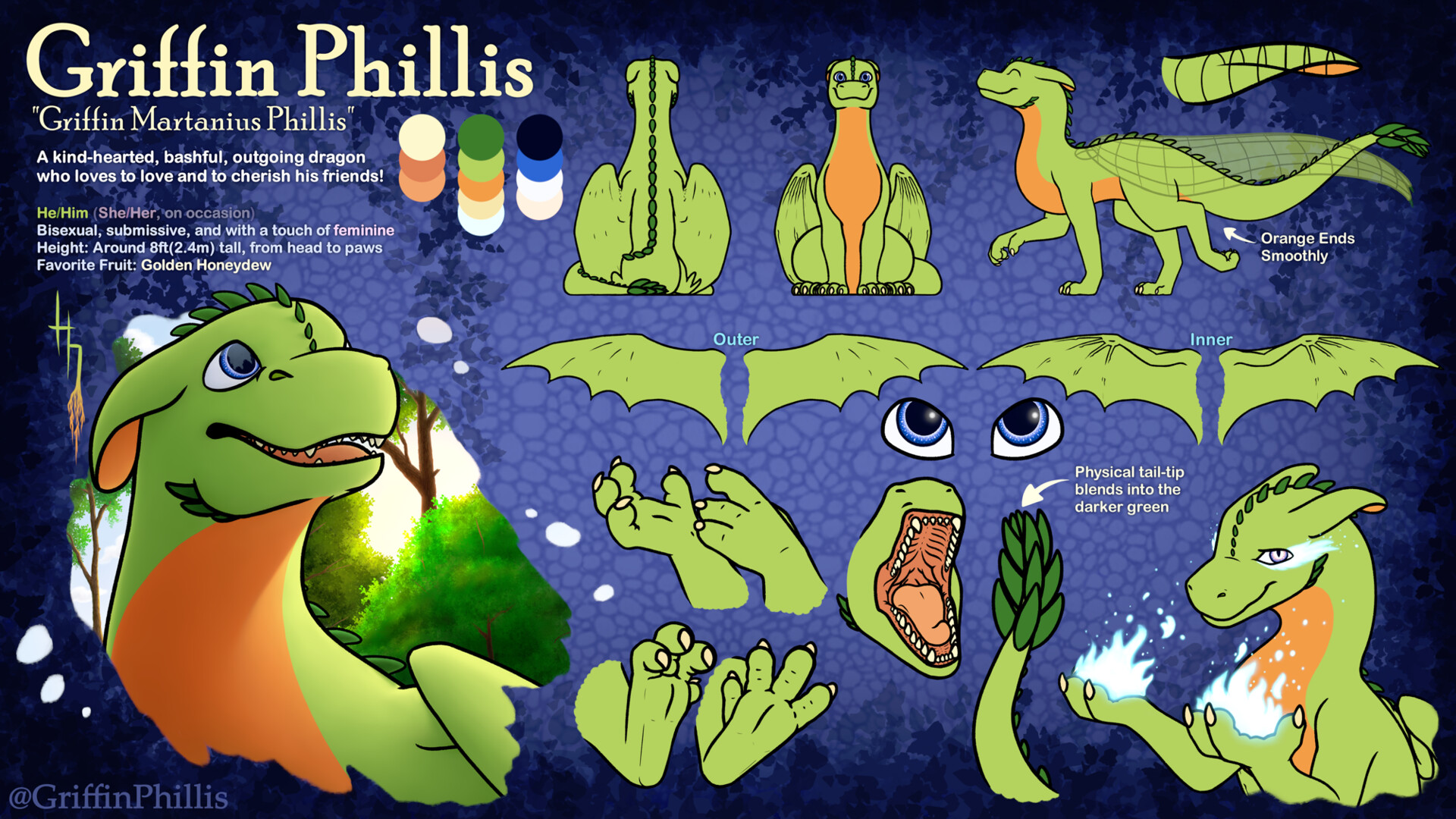Griffin Phillis - Griffin Phillis 2020 Reference Sheet