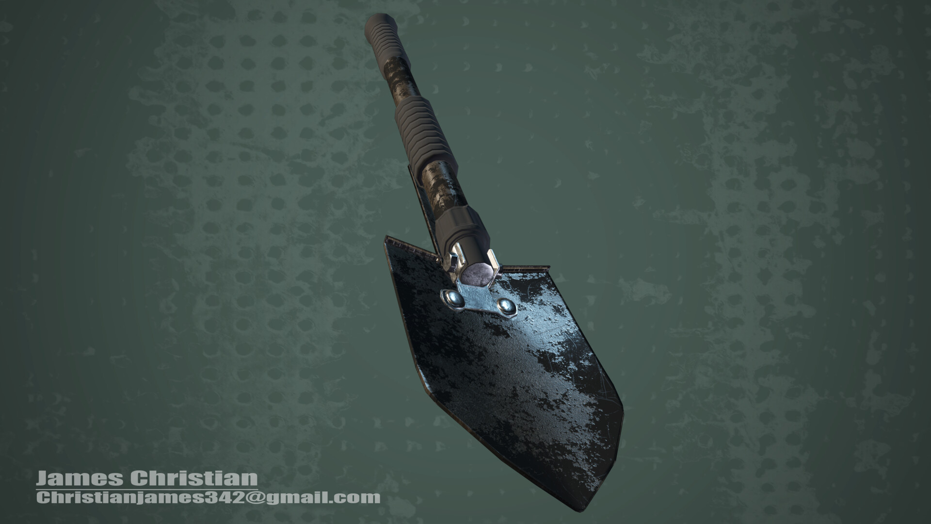 ArtStation Military Combat Shovel Project Breakdown