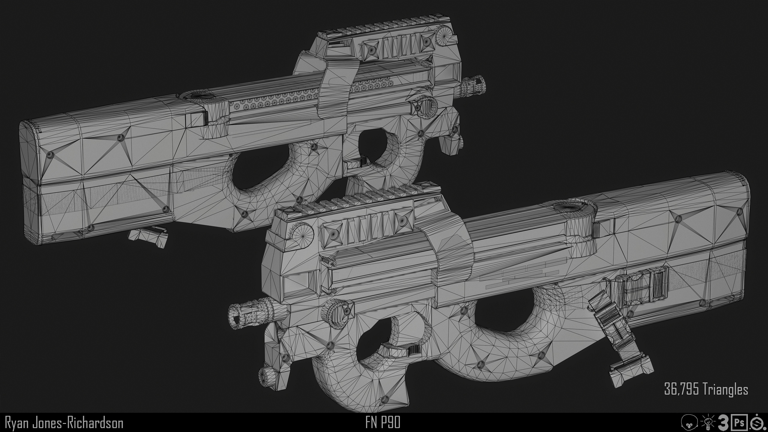 P90 чертеж негатив прямо с завода
