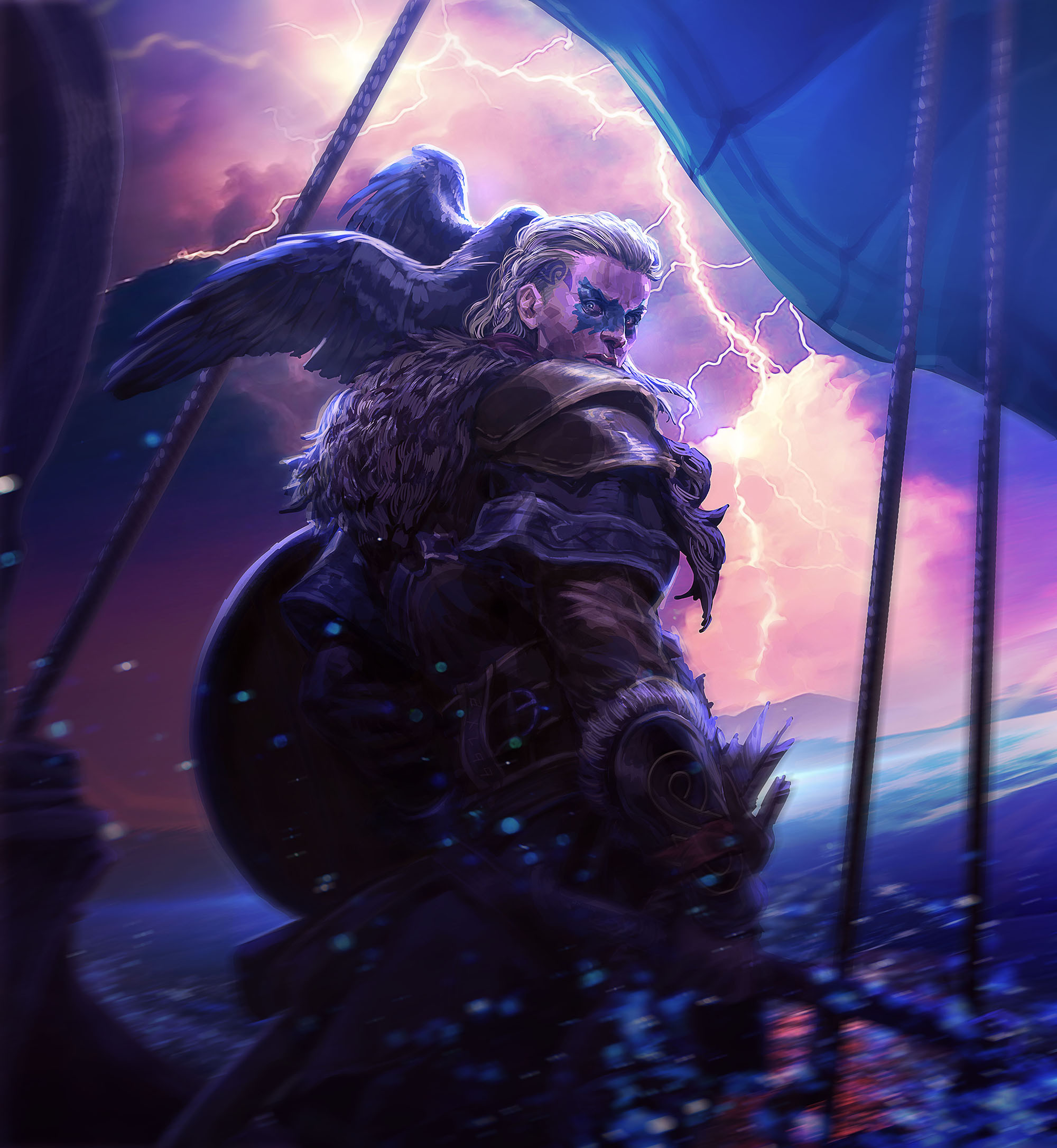 Artstation Lady Eivor Ac Valhalla Fanart Jessie Lam