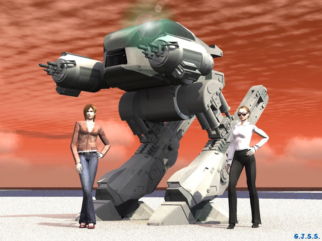 Eldlive, Reborn as Spacerobot Cop
