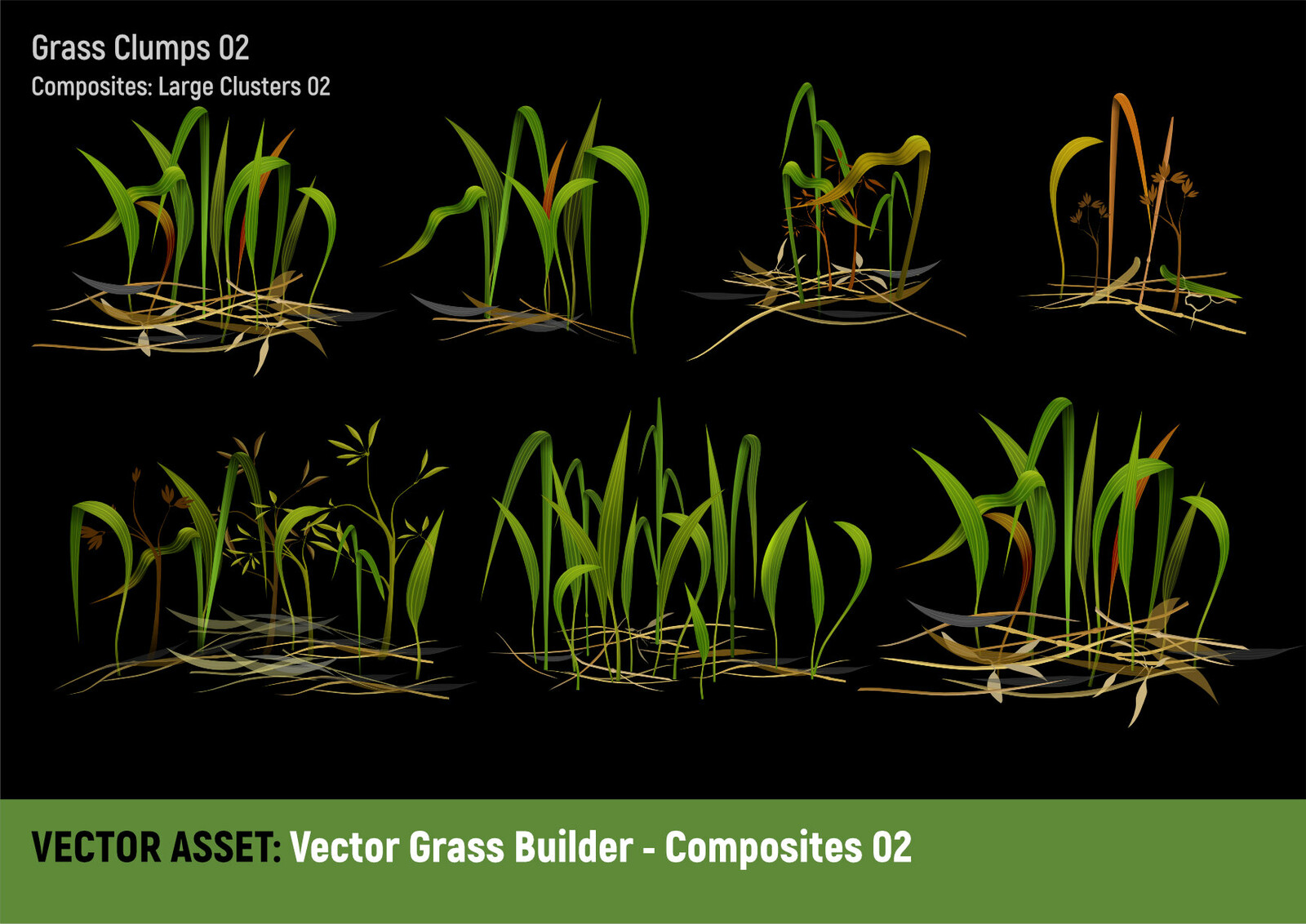 Vector Grass Builder:Basic Composite 02