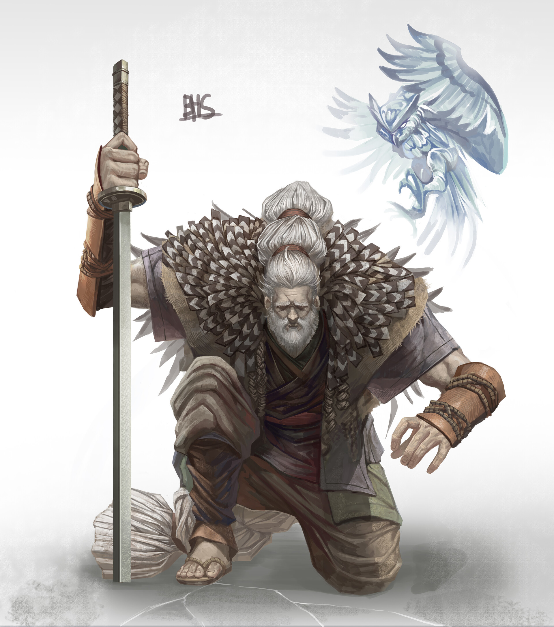 Artstation Sekiro Owl 한솔 방
