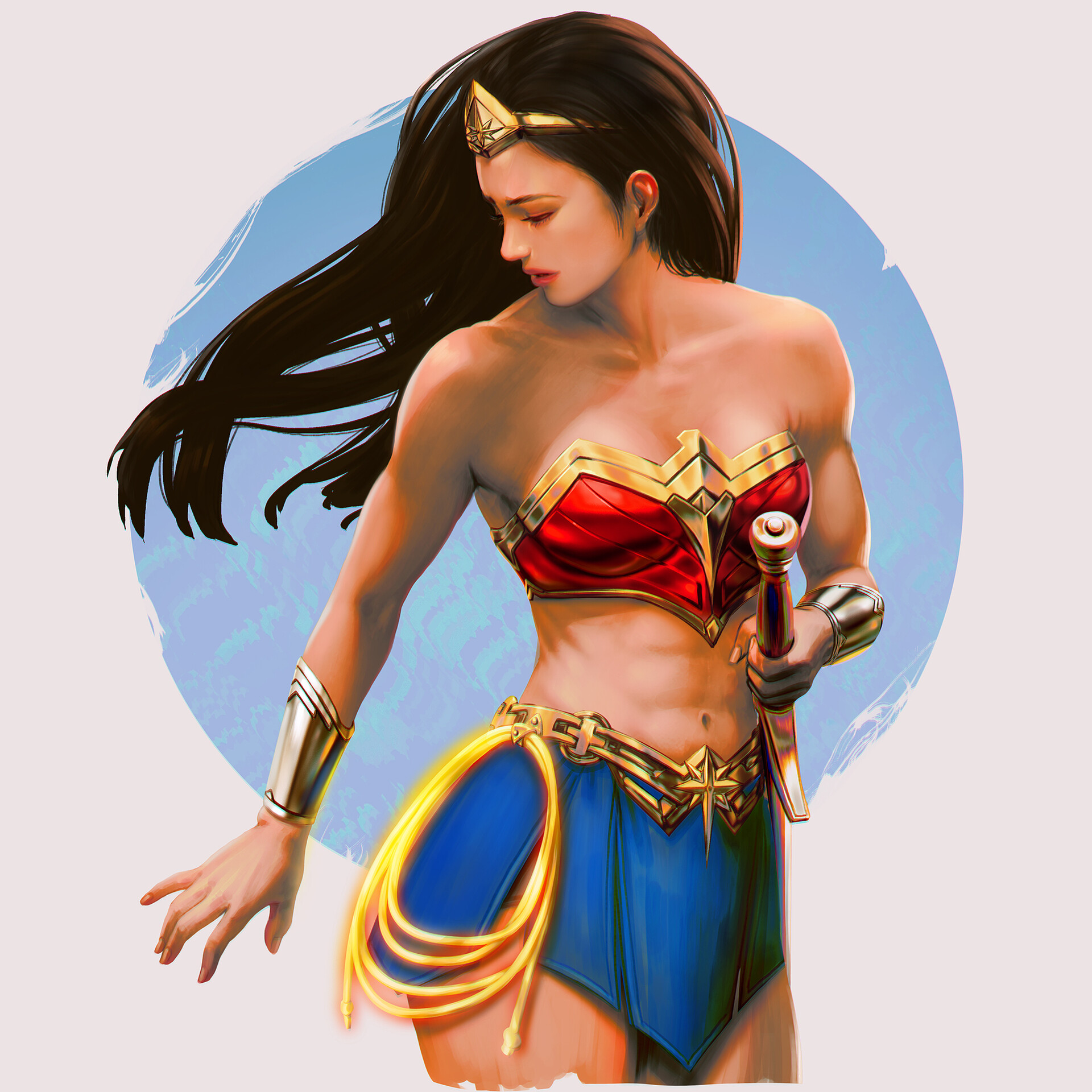 ArtStation - Girl.. Wonder Woman