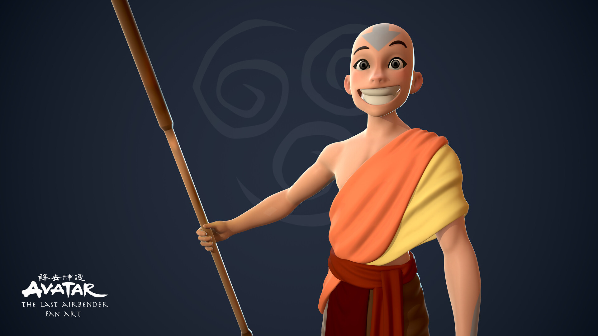 pics Aang Fan Art Avatar Last Airbender last airbender fan art marley blom
