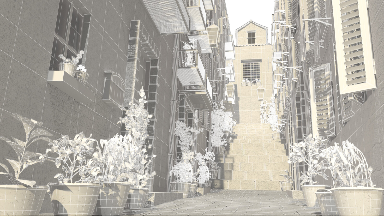 The Italian responsible for Alley modeling &amp; set dressing
