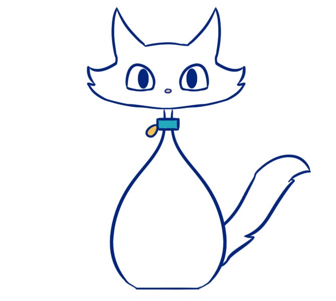 Animation sprites for White Cat.