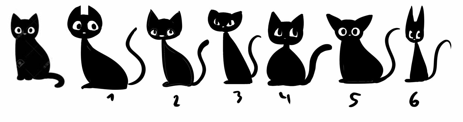 Different ideas for the gutter cat.