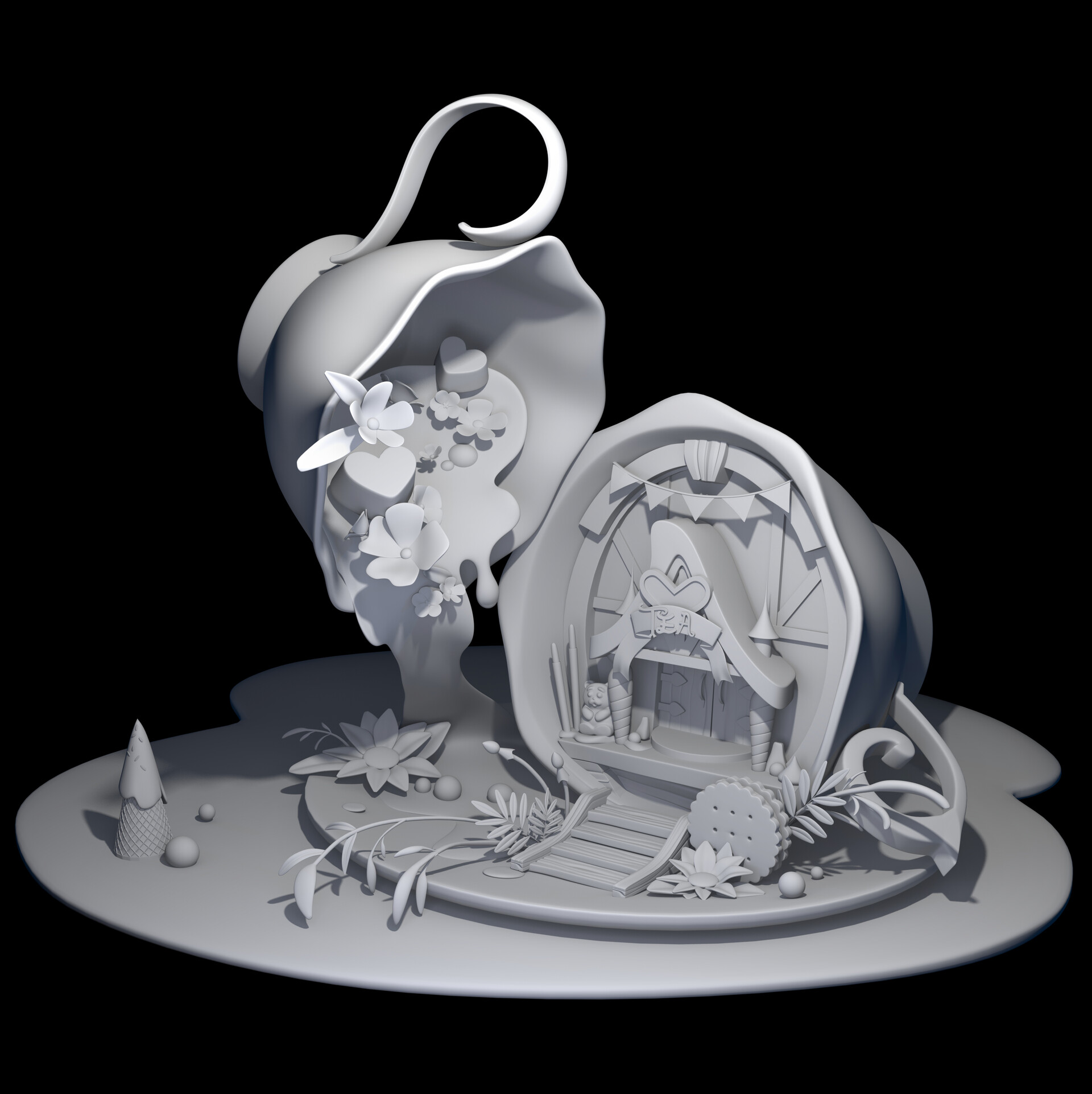 ArtStation Teacup House