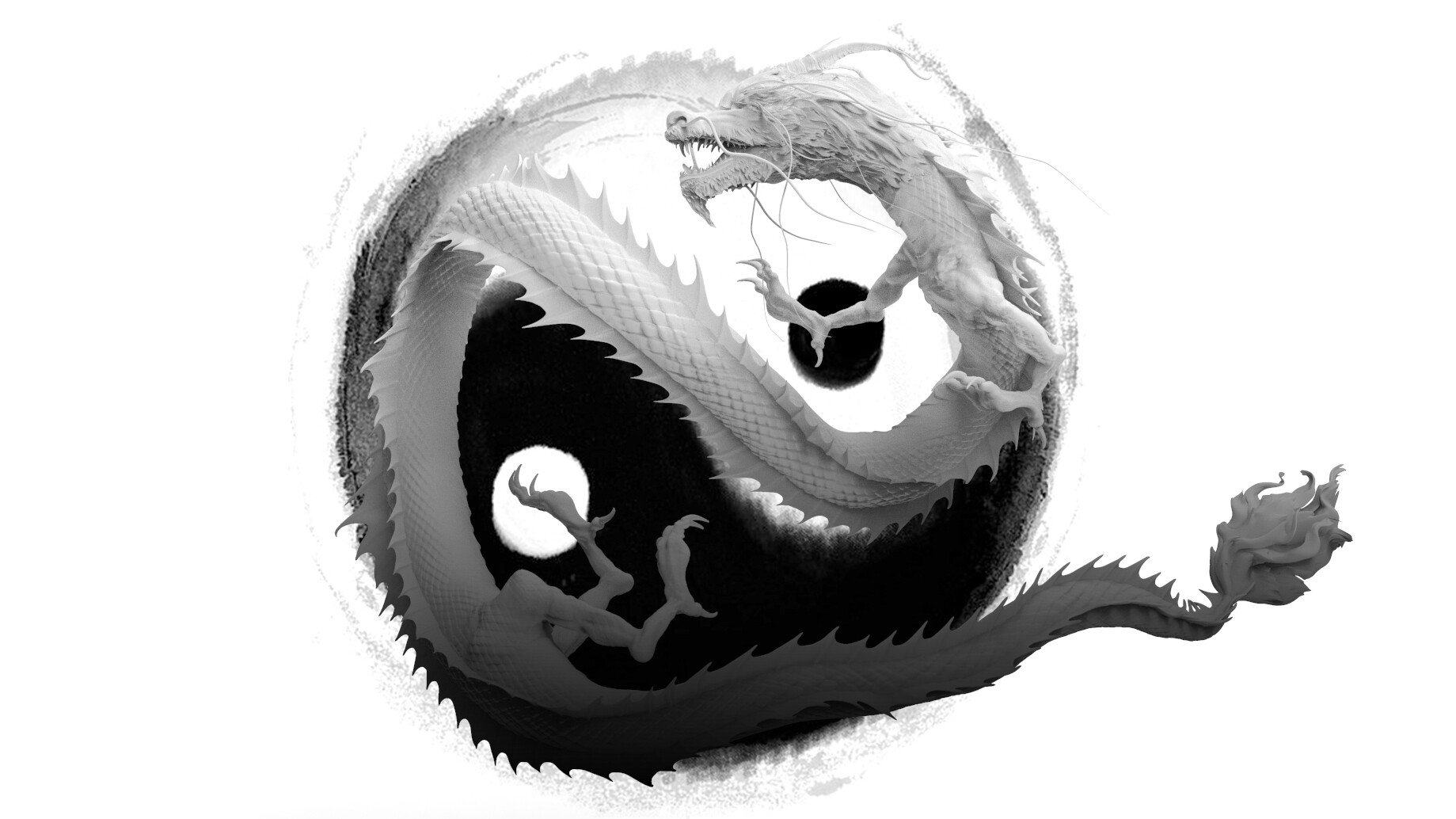 Black C - 天地初开，世有阴阳。故称：龙