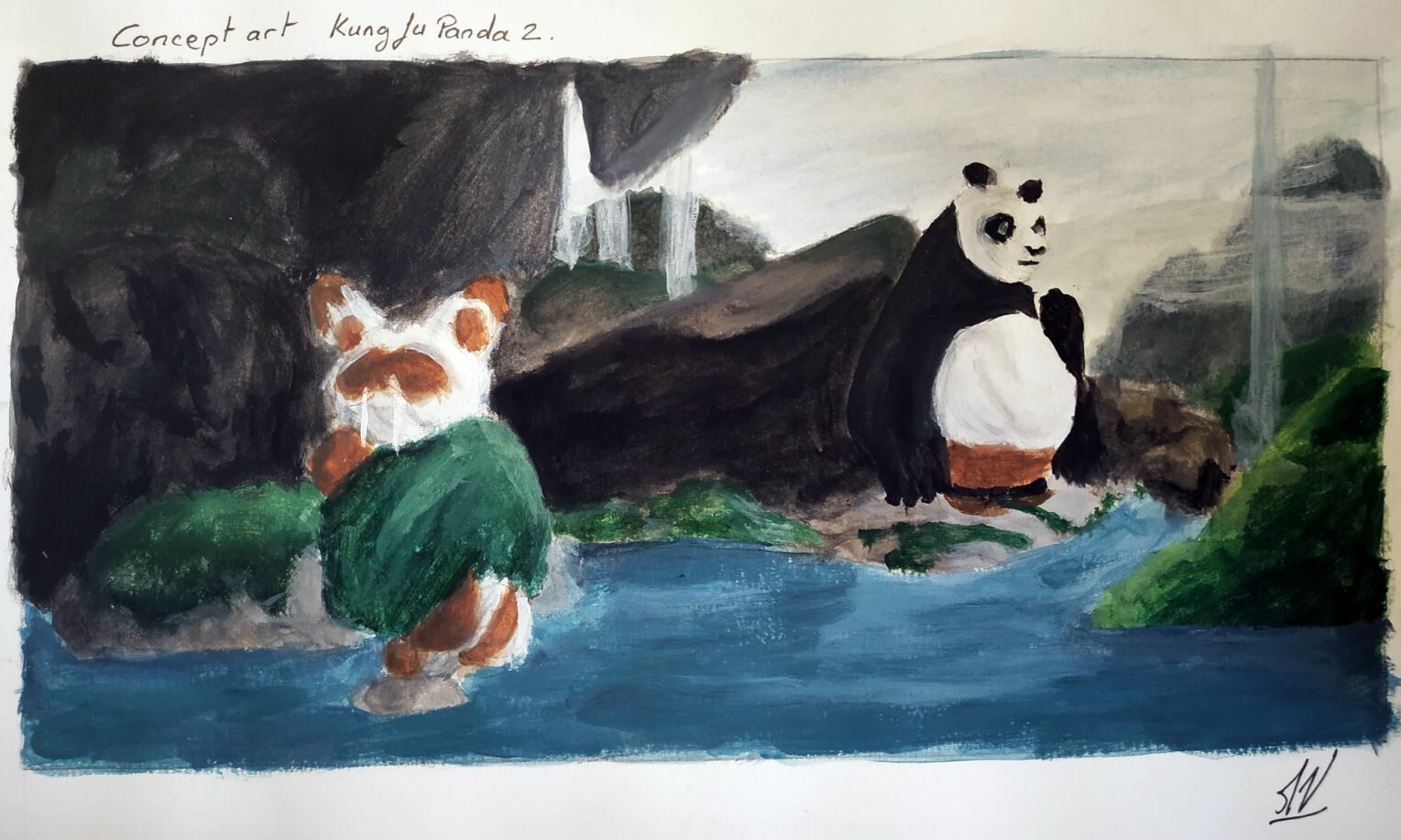 Artstation Concept Art Kung Fu Panda 2 Manon Vanmeenen