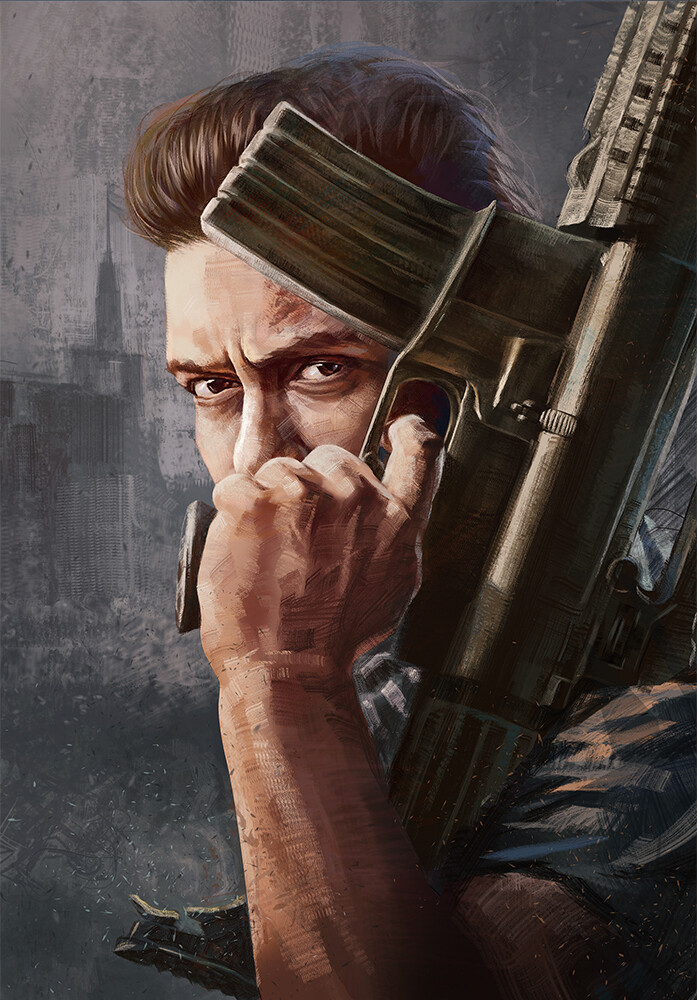 Artstation Salman Khan Portrait Digital Painting 李 唯辰