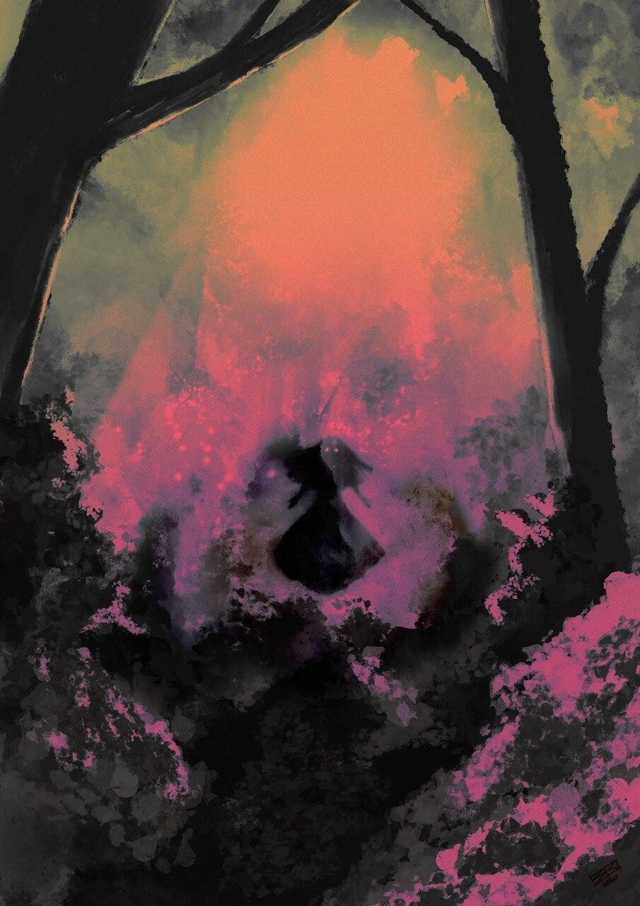 Artstation Dark Woods Show Dark Memories Serj Ballesteros