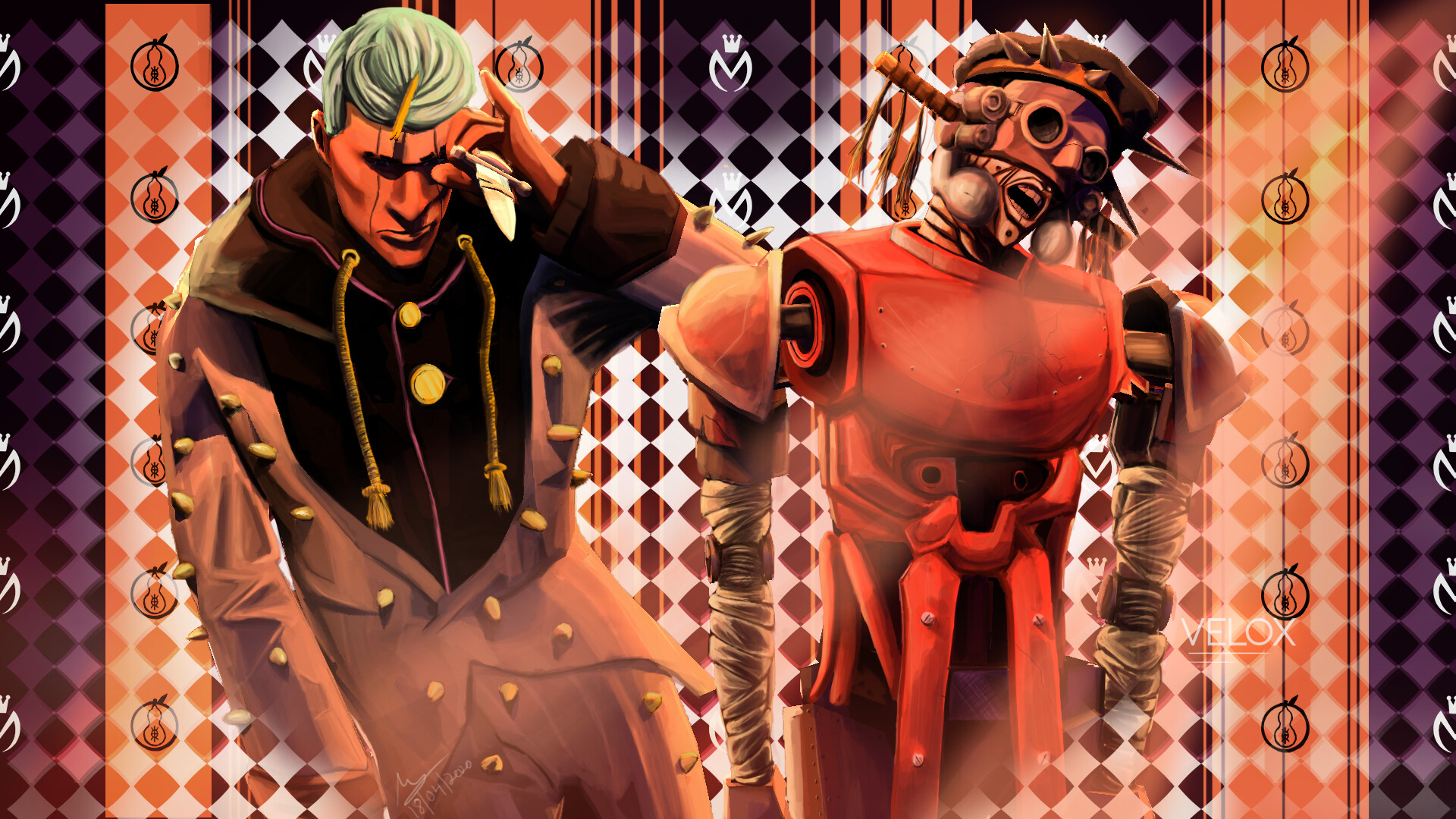 Artstation Spy And Scout From Tf2 As Jobin Higashikata And Speed