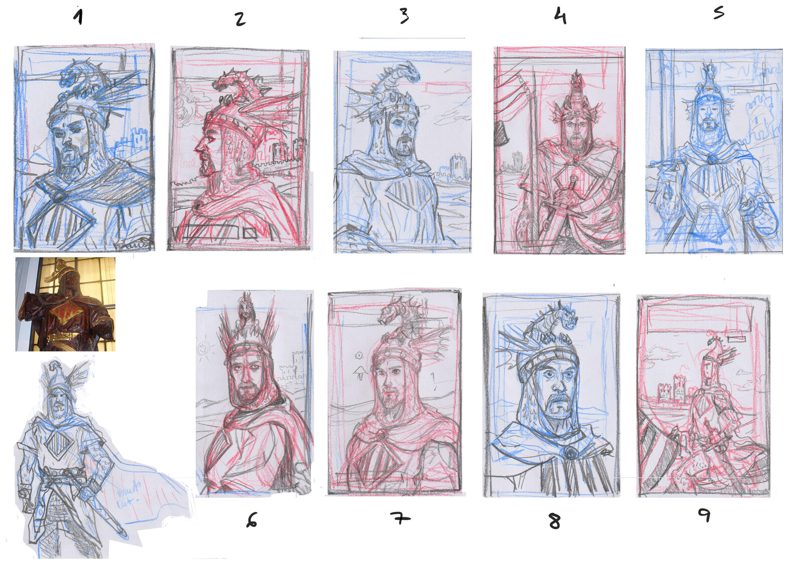 sketches for the cover