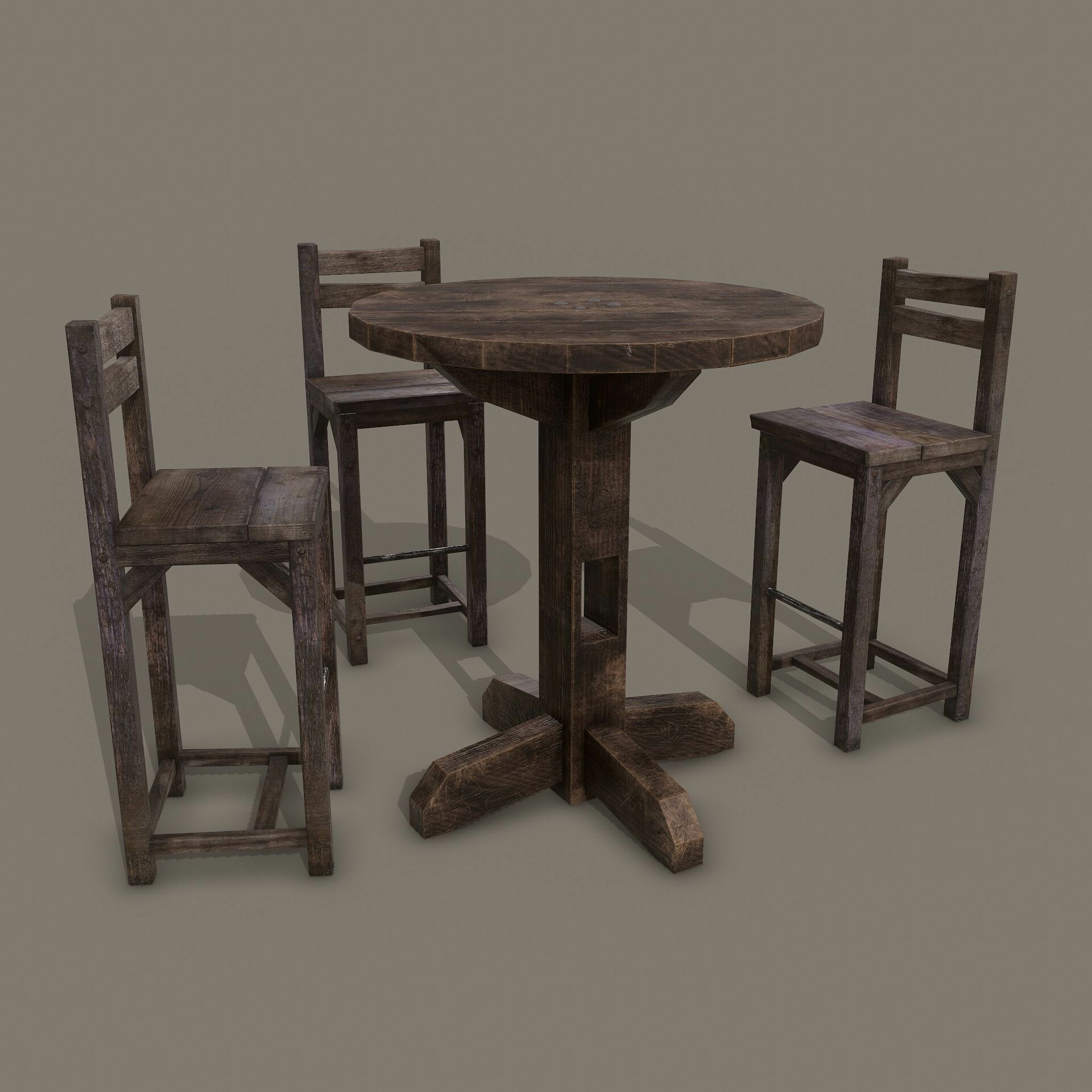 Get Dead Entertainment Medieval Tavern Table and Chairs
