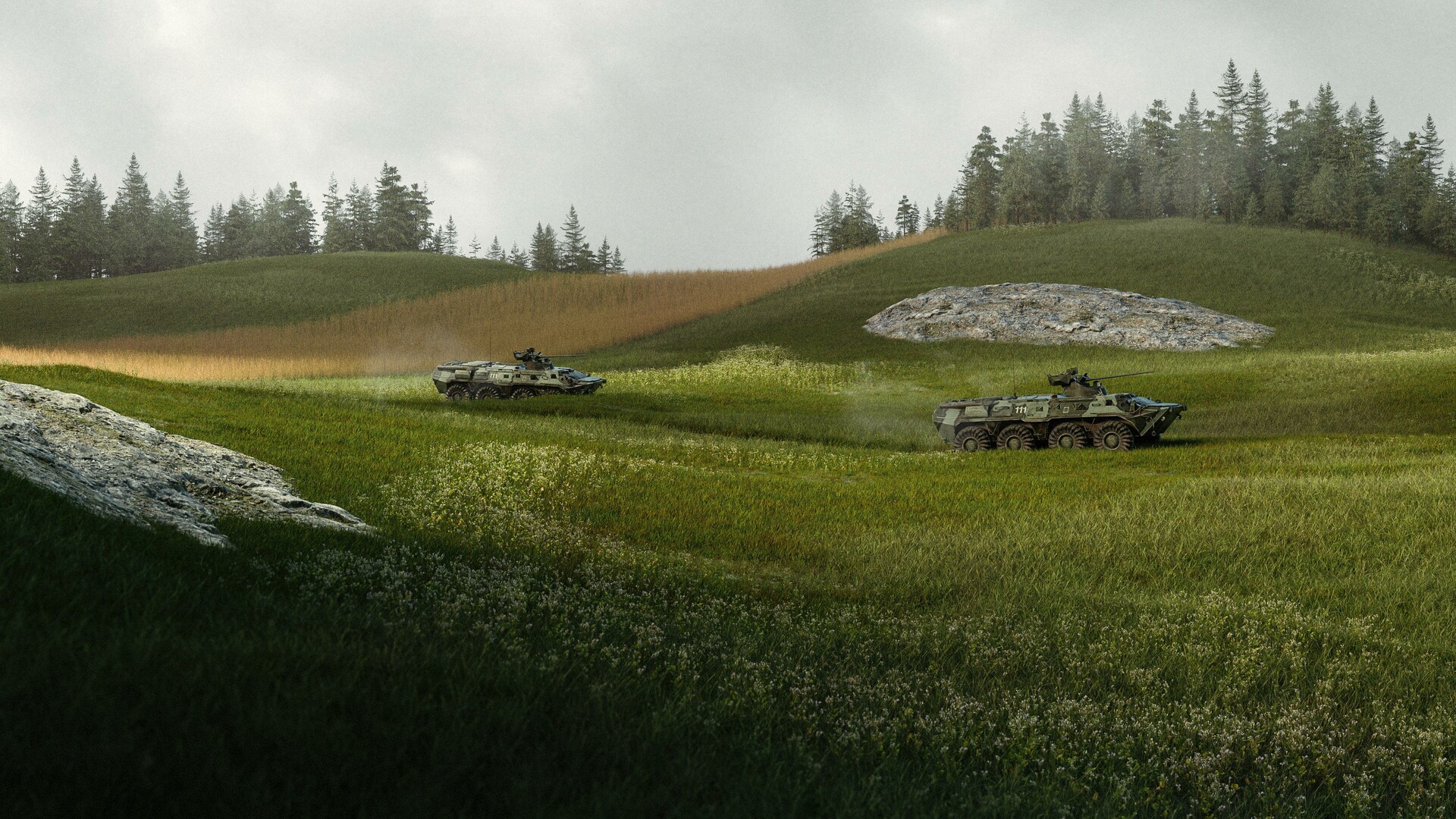 ArtStation - BTR rolling out