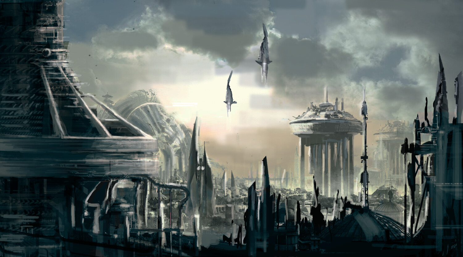 ArtStation - Futuristic City - Concept