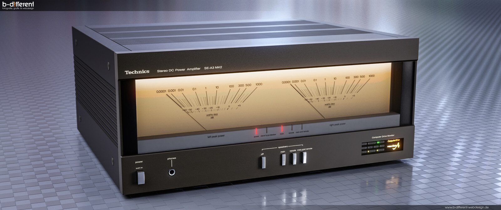 Technics SE-A3Mk2 Power Amplifier | main render
