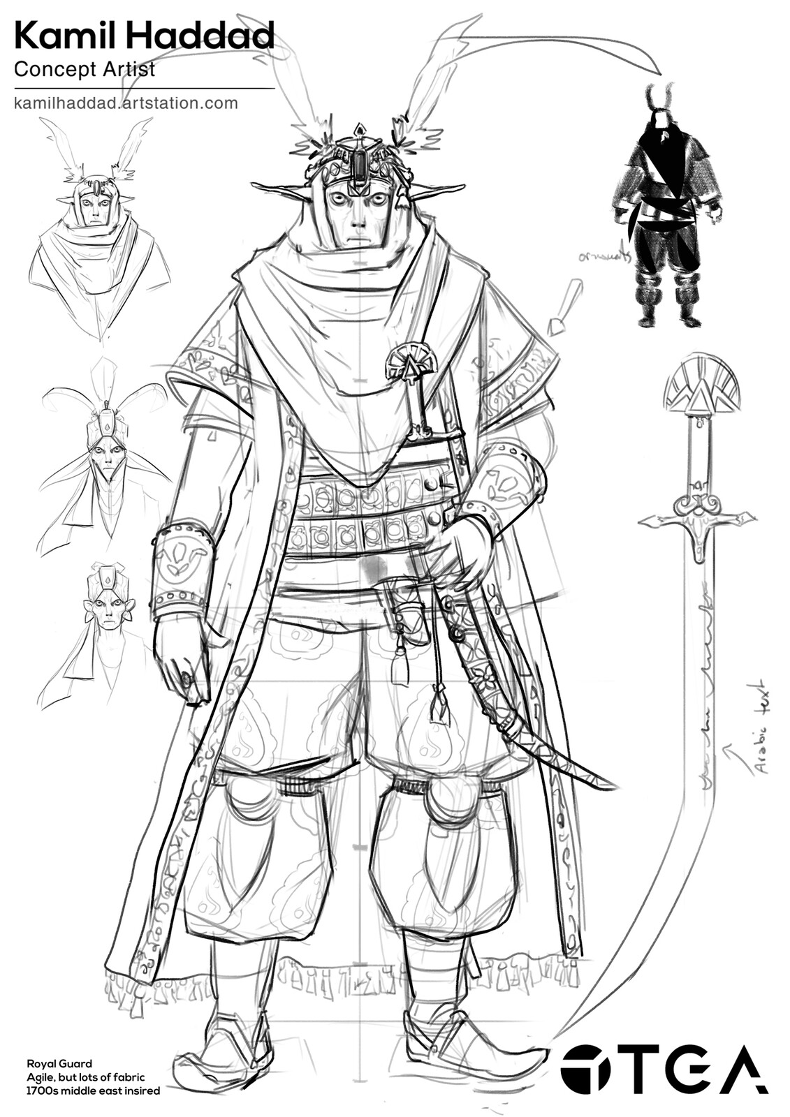 Character Production Sketches