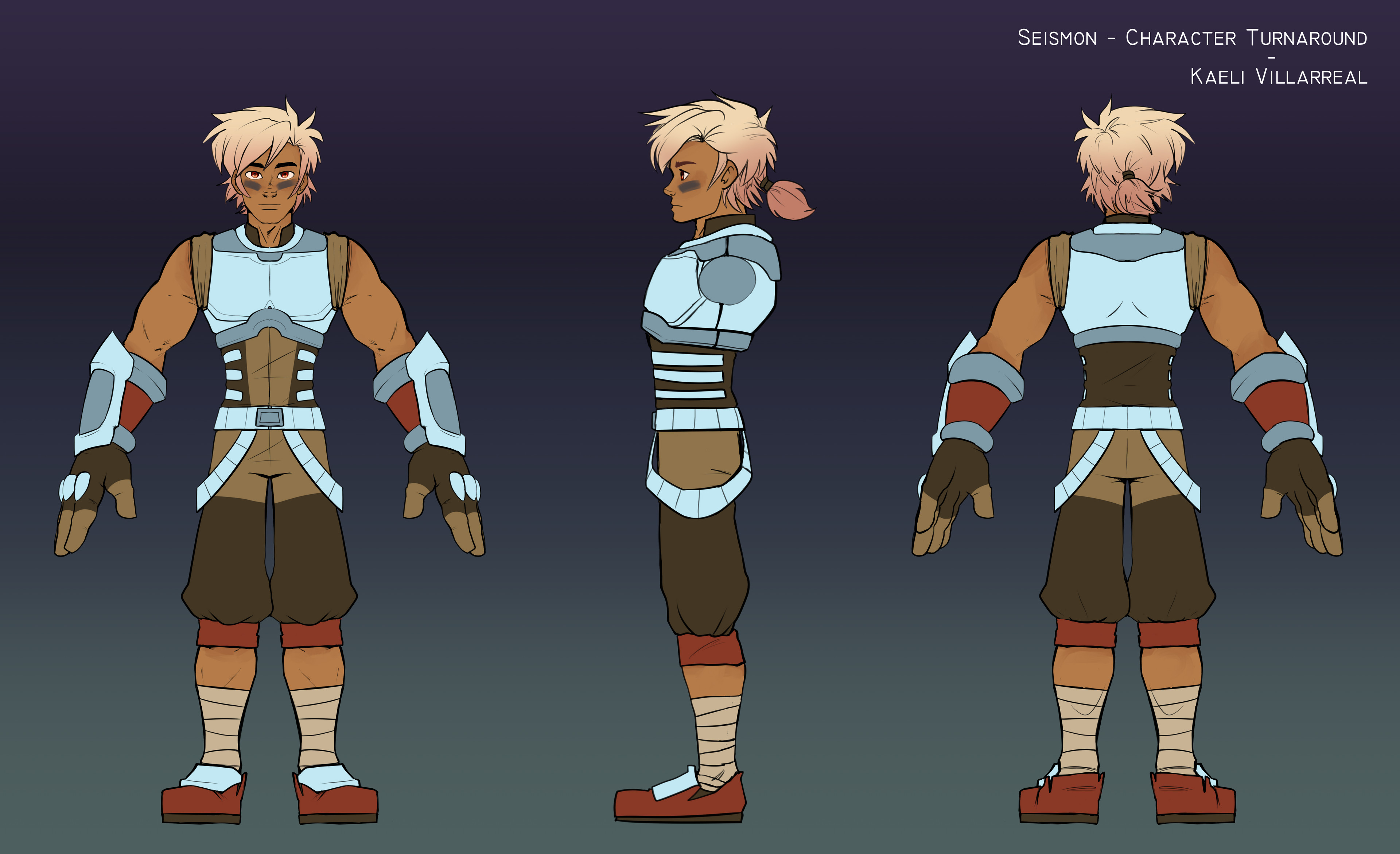 Jordan Proffitt-Hilbert - Seismon - Fighting Game Character 3D Model