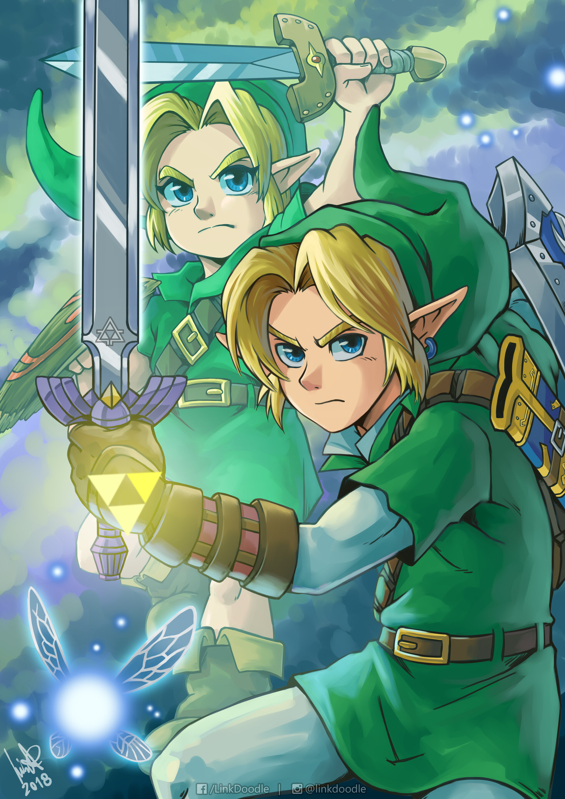 ArtStation - Link from The Legend Of Zelda - Ocarina Of Time
