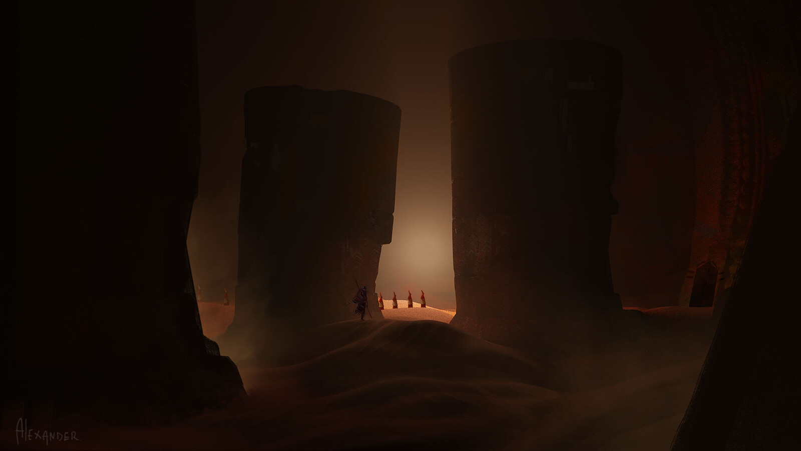CYCLES + VOLUMETRIC LIGHTING + FOG