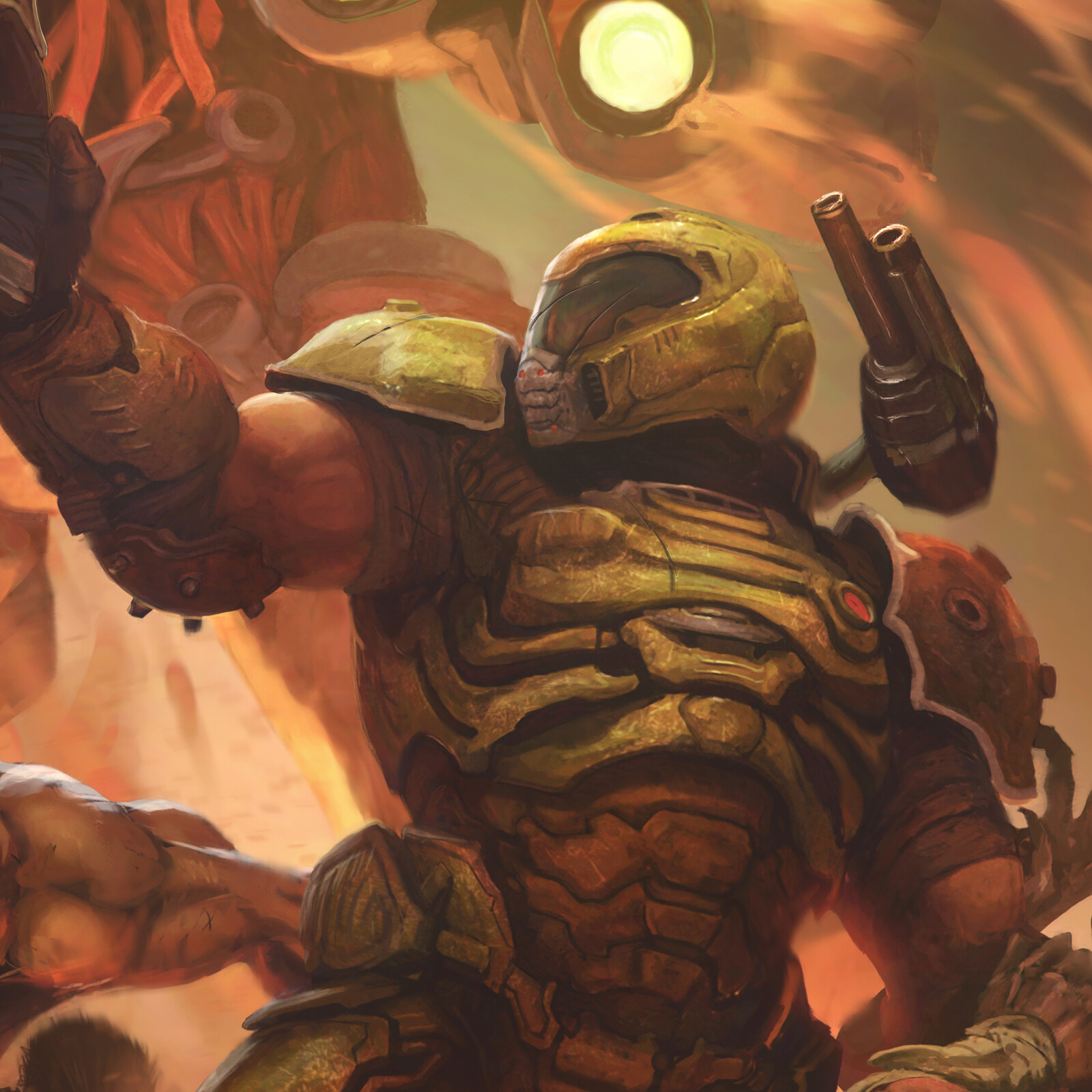 R doom. Doom slayer. ultimate doom.