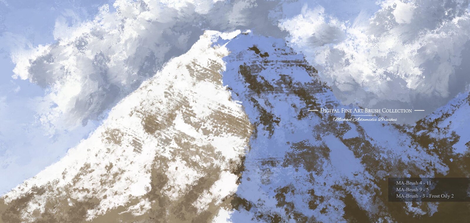 3 Great Brushes for Mountains / Landscapes / Skies