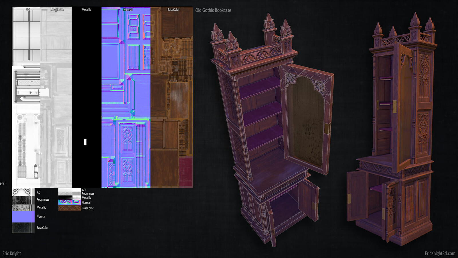 Gothic Bookcase - more shots in my last  post.