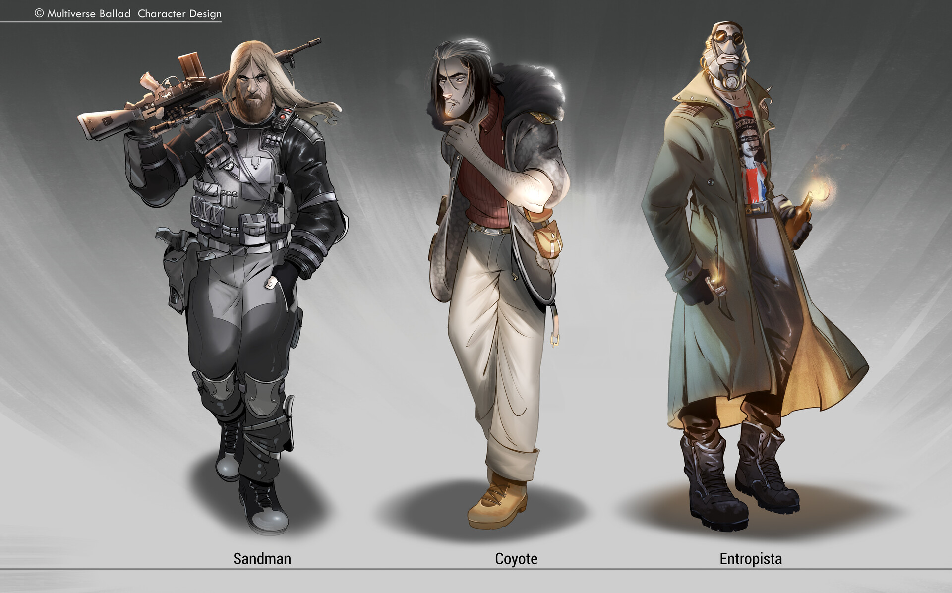 ArtStation - Character design - Multiverse Ballad