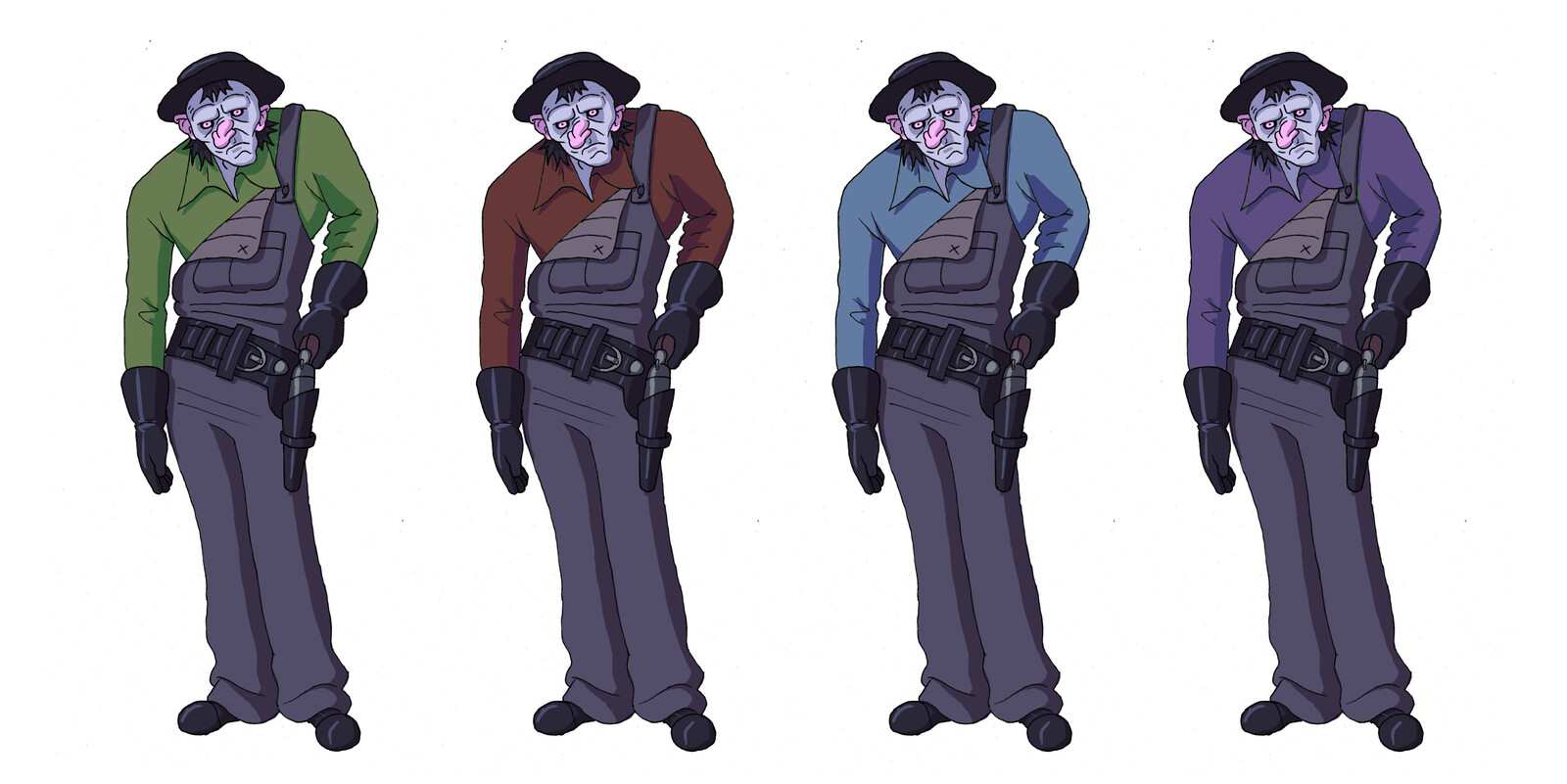 Colour variations.