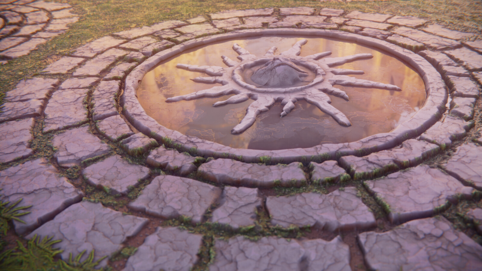 Render with just a little bit of compositing (Vignette, Glow, Distortion/Dispersion, DOF)