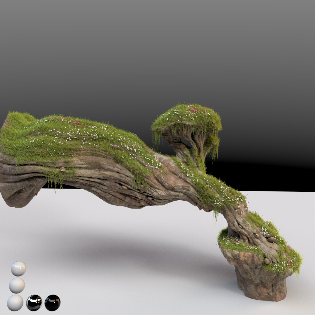 model and vegetation (yeti) by Olivier Couston, textures by someone else (don't remember who, sorry).
