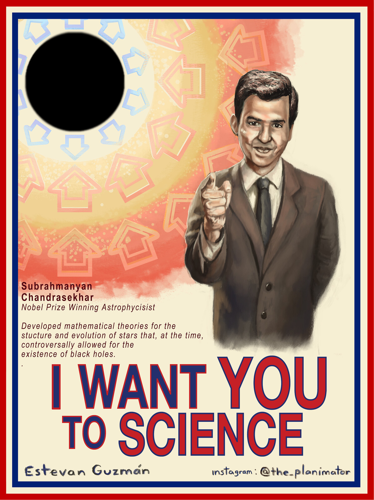 Estevan Guzman "I Want YOU to Science" and other posters
