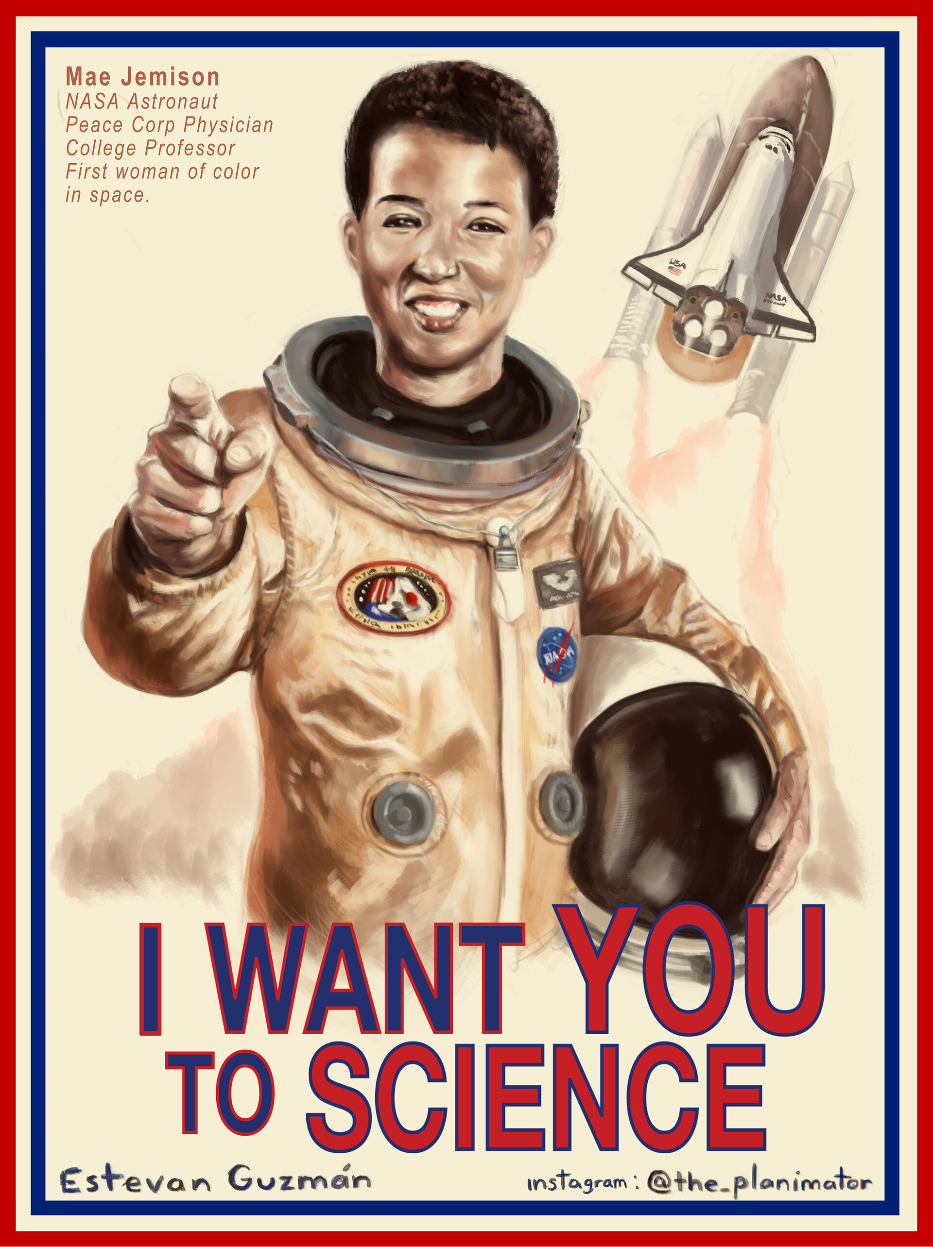 Estevan Guzman "I Want YOU to Science" and other posters