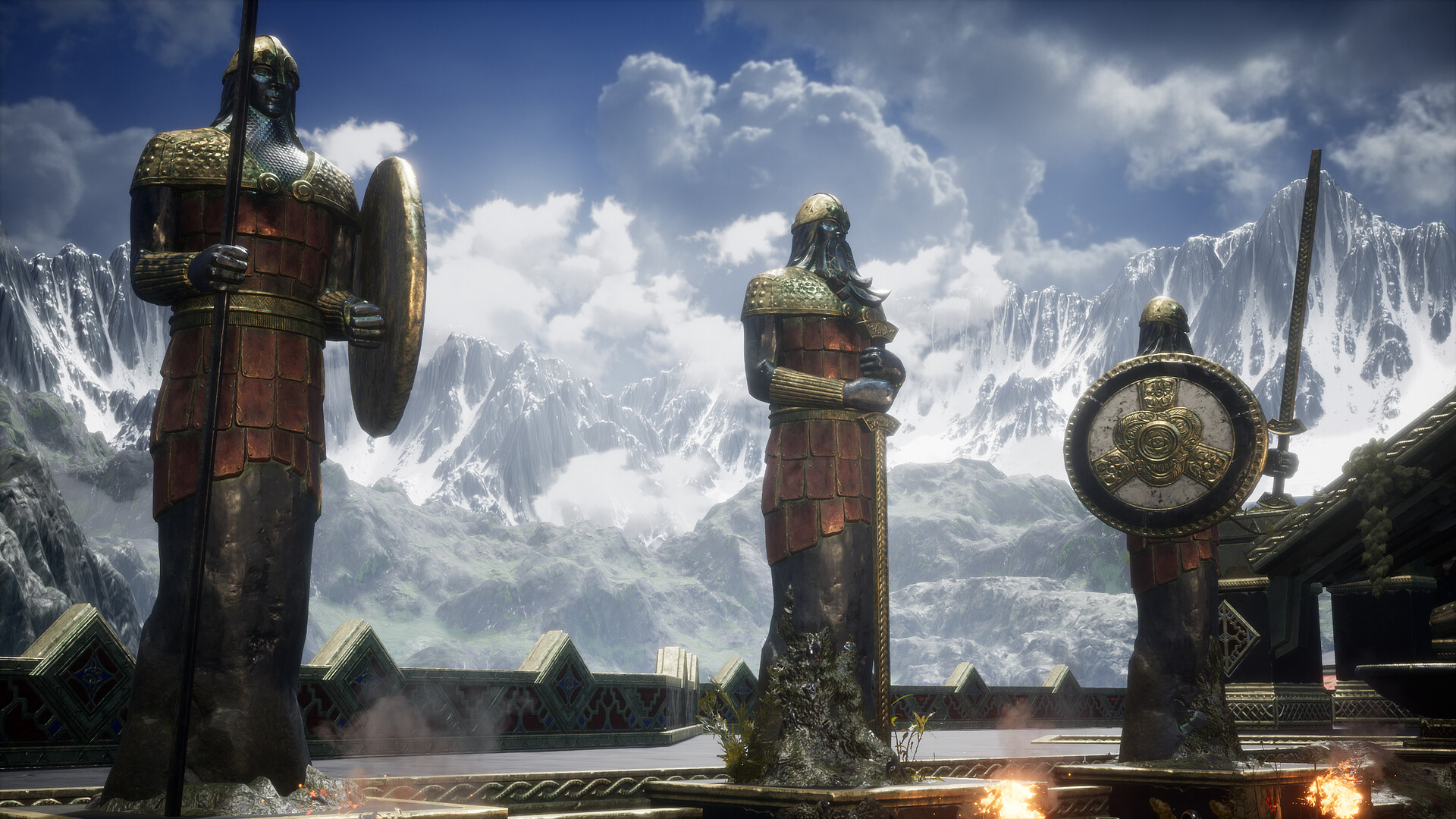 ArtStation - God Of War: Tyr Statue
