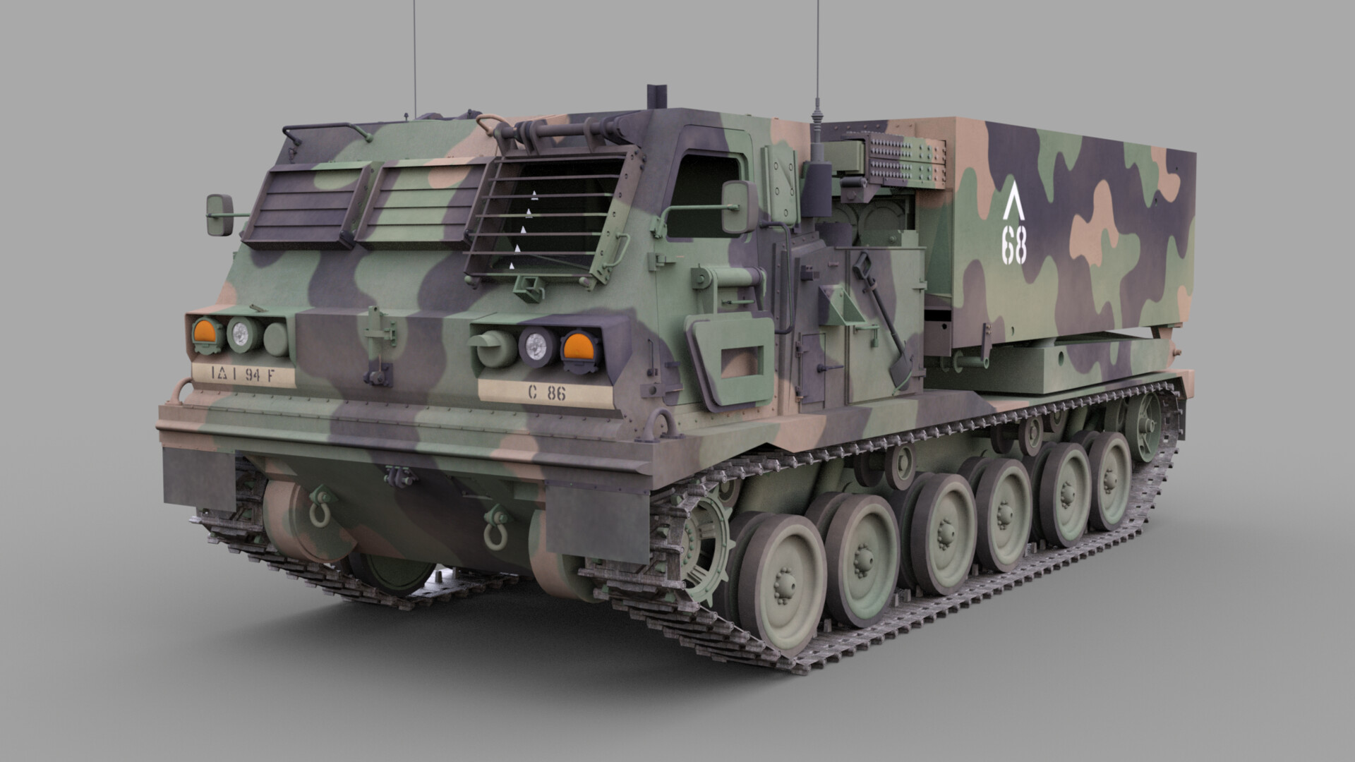 Westfield 3d - U.S.Army M270 MLRS