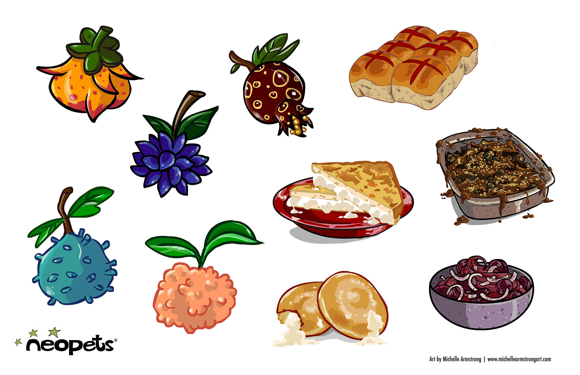 Neopets food