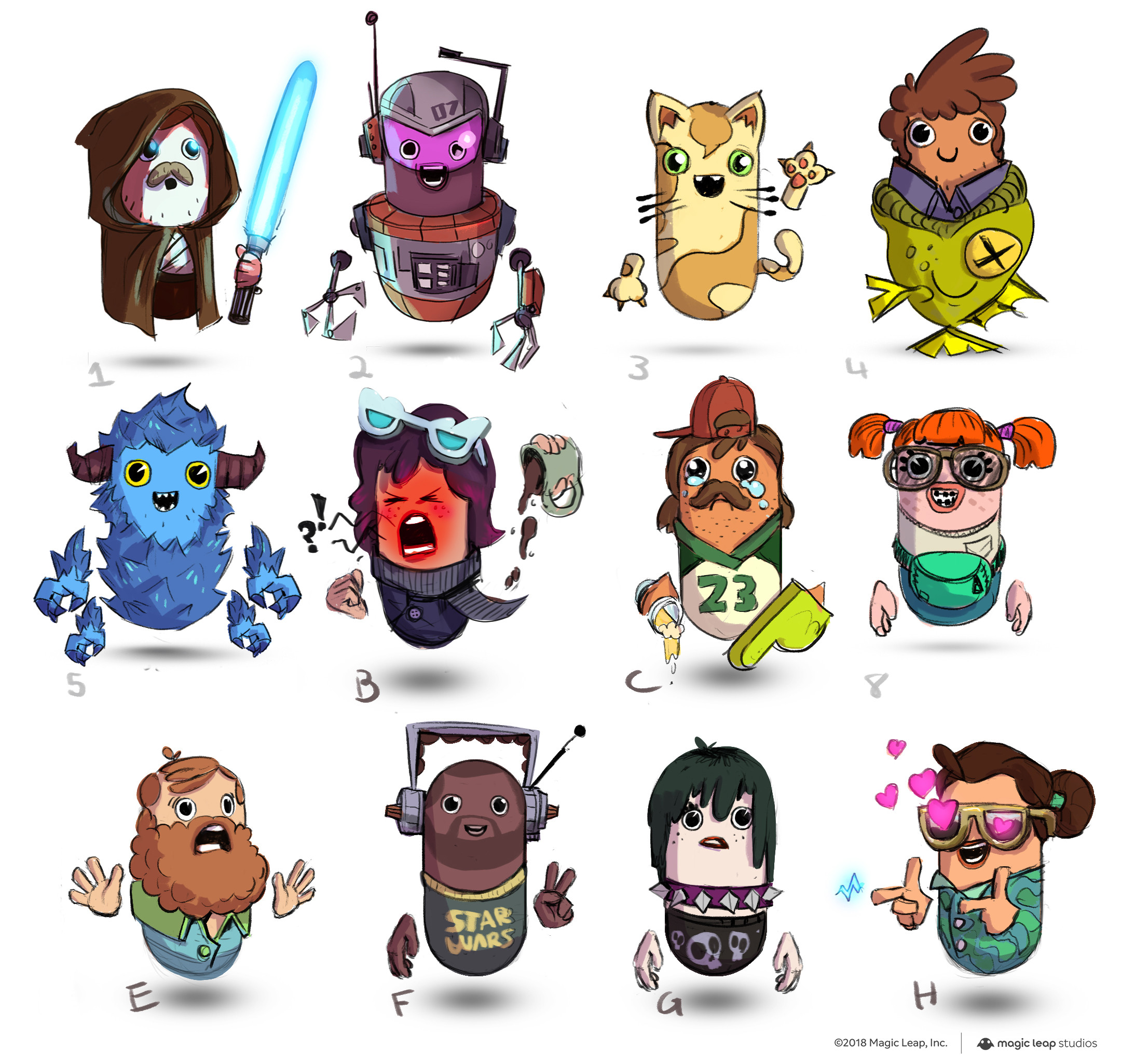 Tyler Schatz Magic Leap Avatar Chat App Early Concepts